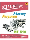 Massey Ferguson Mähdrescher Typ MF 510 Bild- Ersatzteilliste - annoligno 796